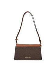 MICHAEL Michael Kors Torebka 32S5G8EC7B Brązowy. Brązowe listonoszki MICHAEL Michael Kors, bez wzorów, ze skóry, bez dodatków. Za 599.99 zł.