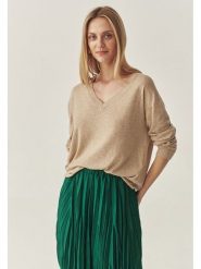 TATUUM Sweter w kolorze jasnobrązowym rozmiar: S. Brązowe swetry Tatuum, s, bez wzorów, z wełny, bez ramiączek. Za 109.00 zł.