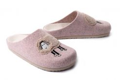 DR. BRINKMANN 320183-42 rosa, kapcie damskie. Czerwone kapcie Dr. Brinkmann, bez wzorów. Za 219.90 zł.