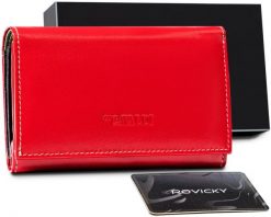 Portfel skórzany Cavaldi RD-22-GCL-0948 RE-MU czerwony. Czerwone portfele 4U Cavaldi, bez wzorów, ze skóry. Za 67.99 zł.
