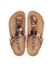 Birkenstock Japonki Gizeh Bs 1005049 Różowy. Czerwone japonki Birkenstock, bez wzorów, ze skóry. Za 379.99 zł.