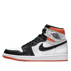 Buty do chodzenia dla dorosłych Air Jordan 1 Retro High OG Electro Orange. Czarne buty treningowe Jordan, bez wzorów, ze skóry, bez zapięcia, trekkingowe. Za 1,160.46 zł.