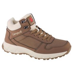 Buty trekkingowe damskie, Campus Rosa. Brązowe trekkingi Campus, bez wzorów, z materiału, bez zapięcia, trekkingowe. Za 166.99 zł.