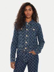 Marciano Guess Kurtka jeansowa Bea 4YGL21 7145A Granatowy Regular Fit. Niebieskie kurtki Marciano Guess, z aplikacjami, z bawełny, bez kaptura. Za 599.99 zł.