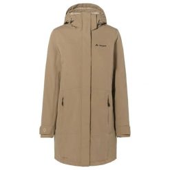 Parka dla kobiet VAUDE Skomer Wool II. Brązowe płaszcze Vaude, bez wzorów, sportowe, bez kaptura. W wyprzedaży za 1,586.75 zł.