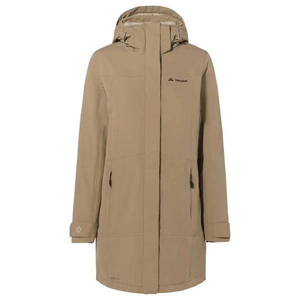 Parka dla kobiet VAUDE Skomer Wool II. Brązowe płaszcze Vaude, s, bez wzorów, z lycry, bez kaptura. Za 1,788.50 zł.