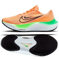 Buty do biegania damskie Nike Zoom Fly 5. Białe buty do biegania Nike, bez wzorów, bez zapięcia, do biegania, nike zoom. Za 739.00 zł.