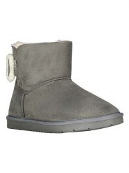Geographical Norway Botki zimowe "Oneige" w kolorze szarym rozmiar: 38. Szare botki Geographical Norway, bez wzorów, z futra, bez obcasa, bez zapięcia. Za 126.99 zł.