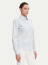 Guess Koszula W5RH31 WAF10 Niebieski Regular Fit. Niebieskie koszule Guess, l, z aplikacjami, z bawełny, bez kołnierzyka, bez ramiączek. Za 259.99 zł.