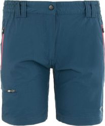 Damskie spodenki Mckees Etna Indigo Blue. Niebieskie szorty sportowe Erima, bez wzorów, z elastanu, trekkingowe. Za 124.98 zł.