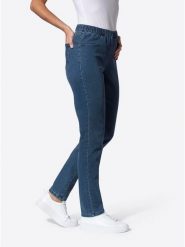 WITT WEIDEN Jegginsy w kolorze niebieskim rozmiar: W22. Niebieskie spodnie materiałowe WITT WEIDEN, bez wzorów, z materiału. Za 39.99 zł.