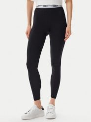 Guess Legginsy V5GB04 KCSA2 Czarny. Czarne legginsy Guess, z aplikacjami, z syntetyku. Za 159.99 zł.