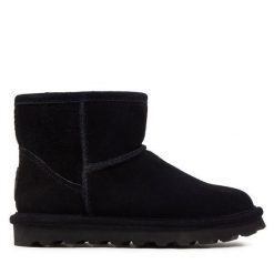 Śniegowce Bearpaw. Czarne śniegowce Bearpaw, bez wzorów, bez zapięcia. Za 479.99 zł.