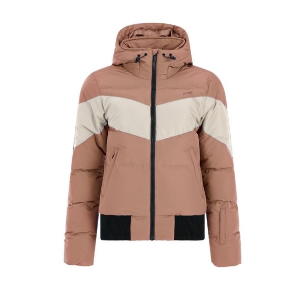 Damska kurtka narciarska Protest Jilly. Brązowe kurtki narciarskie Protest, na zimę, bez wzorów, bez kaptura, narciarskie. Za 775.50 zł.