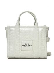 Marc Jacobs Torebka The Croc Embossed Tote Bag H022L01RE22 Écru. Torebki klasyczne Marc Jacobs, bez wzorów, ze skóry, bez dodatków. Za 1,919.00 zł.
