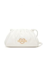 LOVE MOSCHINO Torebka JC4286PP0MKK0100 Biały. Białe listonoszki Love Moschino, bez wzorów, ze skóry, bez dodatków. Za 439.99 zł.