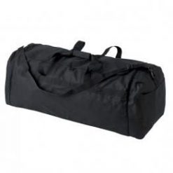 Torba sportowa - 100 x 40 x 40 cm (160l). Czarne torby sportowe TREMBLAY, z aplikacjami, z materiału, na ramię. Za 218.00 zł.
