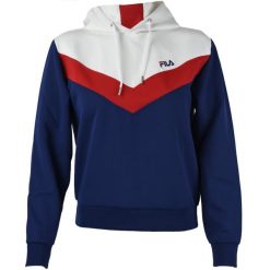 Fila Bosa Cropped Hoody, damska bluza. Niebieskie bluzy Fila, xl, bez wzorów, z elastanu, bez kaptura. Za 199.99 zł.