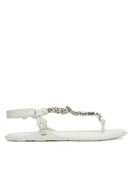 Badura Sandały CALLIO-V1898-103-1 Biały. Białe sandały Badura, bez wzorów, ze skóry, bez obcasa, na płaskiej podeszwie, bez zapięcia. Za 299.99 zł.