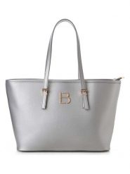 Lucky Bees Shopper bag w kolorze srebrnym - 42 x 25 x 15 cm rozmiar: onesize. Szare shopper bag Lucky Bees, bez wzorów, z materiału, na ramię, bez dodatków. Za 127.65 zł.