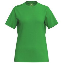 T-shirt Erima TS zielony. Zielone t-shirty sportowe 55PROTEC, m, bez wzorów, z bawełny, bez ramiączek, na fitness i siłownię. Za 123.00 zł.