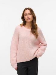 Vero Moda Sweter w kolorze jasnoróżowym rozmiar: M. Różowe swetry Vero Moda, m, bez wzorów, z wełny, bez ramiączek. Za 144.92 zł.