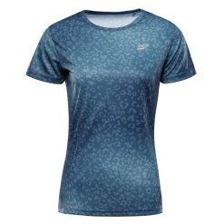 Koszulka damska turystyczna szybkoschnąca Alpine Pro Quatra. Niebieskie t-shirty sportowe Alpine Pro, bez wzorów, bez ramiączek, do biegania. W wyprzedaży za 109.00 zł.
