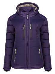Geographical Norway Kurtka zimowa "Beachwood" w kolorze fioletowym rozmiar: S. Różowe kurtki Geographical Norway, na zimę, s, z aplikacjami, z puchu, bez kaptura. Za 267.29 zł.