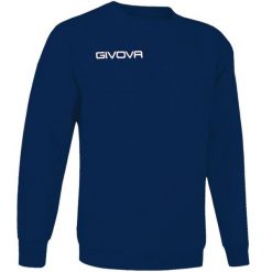 Bluza piłkarska dla dorosłych Givova Maglia One granatowa. Niebieskie bluzy Givova, xs, bez wzorów, bez kaptura, do piłki nożnej. Za 83.00 zł.