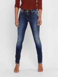 ONLY Jeansy Shape 15159137 Granatowy Skinny Fit. Niebieskie jeansy ONLY, bez wzorów, z bawełny. Za 209.99 zł.