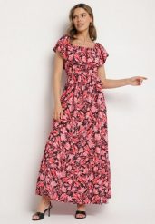 Czarna Sukienka Hiszpanka z Bawełną w Kwiaty Mreova. Czarne sukienki Born2be, na co dzień, l, bez wzorów, z bawełny, eleganckie, bez kołnierzyka, bez ramiączek, maxi, proste. W wyprzedaży za 55.24 zł.