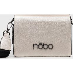 Nobo torebka kolor srebrny. Szare listonoszki NOBO, bez wzorów, na ramię, bez dodatków. W wyprzedaży za 154.99 zł.