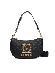 LOVE MOSCHINO Torebka JC4301PP0MK1200A Czarny. Czarne torebki klasyczne Love Moschino, bez wzorów, ze skóry, bez dodatków. Za 759.99 zł.