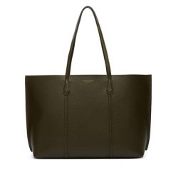 Torebka Tory Burch. Zielone shopper bag Tory Burch, bez wzorów, bez dodatków. Za 2,164.00 zł.