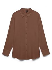 Vero Moda Koszula w kolorze jasnobrązowym rozmiar: S. Brązowe koszule Vero Moda, s, bez wzorów, bez kołnierzyka, bez ramiączek. Za 134.95 zł.