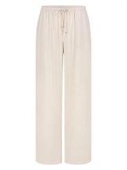 Eight2Nine Spodnie w kolorze kremowym rozmiar: XS. Brązowe spodnie materiałowe Eight2Nine, bez wzorów, z materiału. Za 86.99 zł.