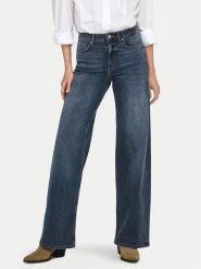 ONLY Jeansy Madison 15339459 Granatowy Wide Leg. Niebieskie jeansy ONLY, l, bez wzorów, z bawełny. Za 199.99 zł.