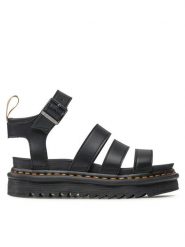 Dr. Martens Sandały V Blaire 23806001 Czarny. Czarne sandały Dr Martens, bez wzorów, ze skóry, bez obcasa, na płaskiej podeszwie, bez zapięcia. Za 599.99 zł.