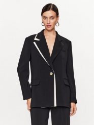 Pinko Marynarka Massa 101803 A15R Czarny Regular Fit. Czarne marynarki i żakiety Pinko, bez wzorów, z syntetyku, bez ramiączek. Za 2,839.00 zł.