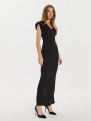 Bruuns Bazaar Sukienka koktajlowa Dorit BBW4213 Czarny Slim Fit. Czarne sukienki Bruuns Bazaar, bez wzorów, z wiskozy, wizytowe, bez kołnierzyka, bez ramiączek. Za 459.99 zł.