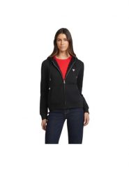 Guess Bluza GJ ZIP HOOD REG MINI W4YQ03 KC811 Czarny Regular Fit. Czarne bluzy Guess, xl, z aplikacjami, z bawełny, bez ramiączek, bez kaptura. Za 279.99 zł.