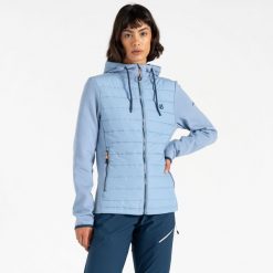 Mountain Series damska kurtka hybrydowa. Niebieskie bielizna termoaktywna damska Dare 2b, bez wzorów, z bawełny, bez ramiączek. W wyprzedaży za 249.99 zł.
