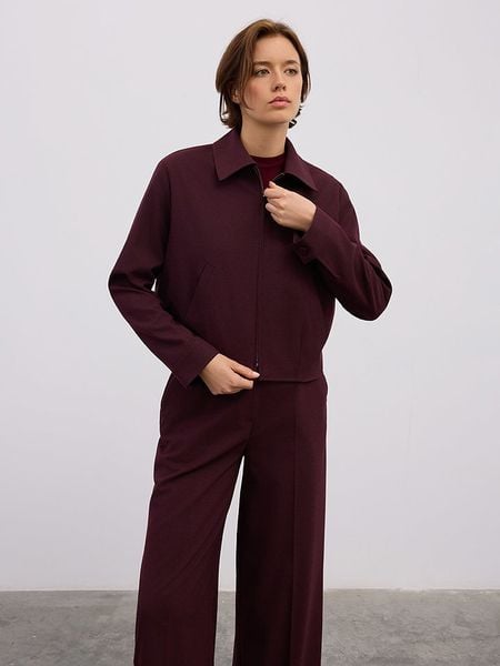 BGN Kurtka koszulowa w kolorze bordowym rozmiar: 40. Czerwone kurtki BGN, bez wzorów, bez kaptura. Za 174.43 zł.