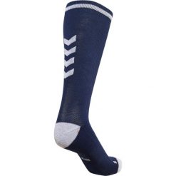 Skarpety sportowe dla dorosłych Hummel Elite Indoor Sock High. Białe skarpetki Hummel, bez wzorów, do piłki ręcznej. Za 88.00 zł.