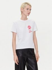 HUGO T-Shirt Destrel_2 50544897 Biały Relaxed Fit. Białe t-shirty Hugo, l, bez wzorów, z bawełny, bez kołnierzyka, bez ramiączek. Za 279.99 zł.