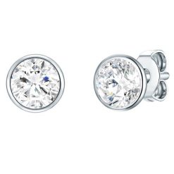 EASTSIDE Kolczyki sztyfty ze stali szlachetnej Stal szlachetna Cyrkonia srebrny 1 ct Damski. Szare kolczyki Eastside, z cyrkonią, srebrne. Za 119.99 zł.