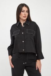 Koszula damska z lyocellu LIU JO. Koszule Liu Jo, bez wzorów, z lyocellu, bez kołnierzyka, bez ramiączek. Za 689.00 zł.