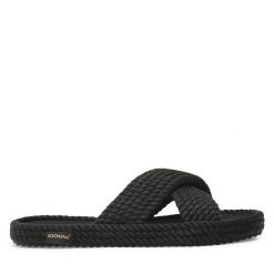 Klapki Bohonomad. Czarne klapki Bohonomad, bez wzorów, bez obcasa, bez zapięcia. Za 249.99 zł.