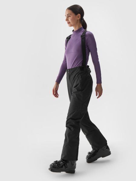 4F Spodnie narciarskie membrana Dermizax 20000 damskie - czarne XS. Czarne spodnie narciarskie 4f, bez wzorów, z dzianiny, narciarskie, Dermizax. Za 999.99 zł.