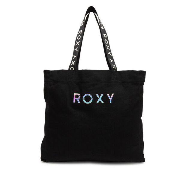 Torba Roxy. Czarne shopper bag Roxy, bez wzorów. Za 119.99 zł.